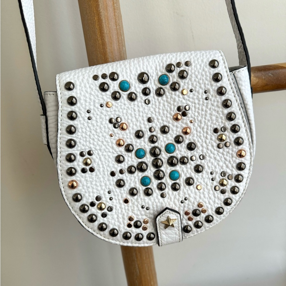 Like New Rebecca Minkoff Leather Crossbody Studded Bag